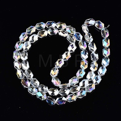 Electroplate Glass Beads Strands EGLA-S194-16A-1