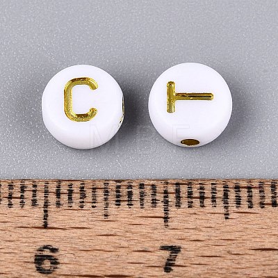 Opaque Acrylic Beads SACR-Q001-08A-M-1