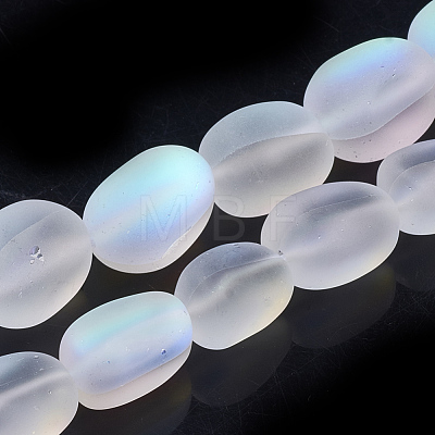 Synthetic Moonstone Beads Strands G-S285-05A-1