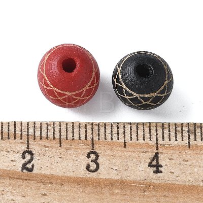 Wood Beads WOOD-M016-02A-1