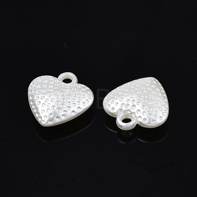 ABS Plastic Imitation Pearl Pendants KY-T023-011-1