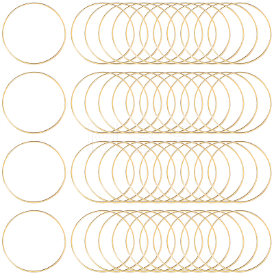 50Pcs Brass Linking Rings KK-SP0002-12B-1