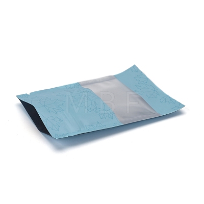 Maple Leaf Printed Aluminum Foil Open Top Zip Lock Bags OPP-M002-03A-01-1