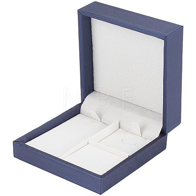 1Pc PU Leather Jewelry Boxes CON-CL0001-17-1
