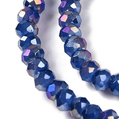Baking Electroplate Glass Beads Strands LS-DGLA-A039-J2MM-B04-1