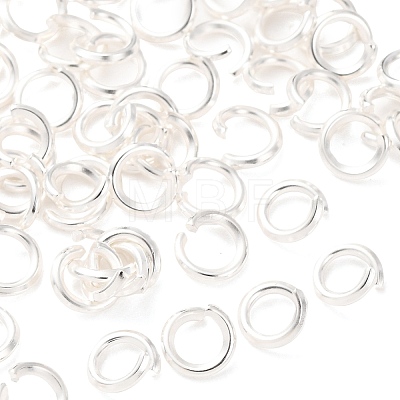 Brass Open Jump Rings KK-G604-08S-18-1