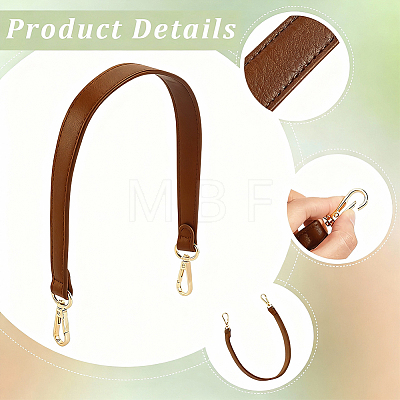 2Pcs PU Leather Bag Handles FIND-CL0002-16A-1