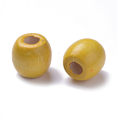 Dyed Natural Maple Wood Beads WOOD-Q007-16mm-M-LF-1