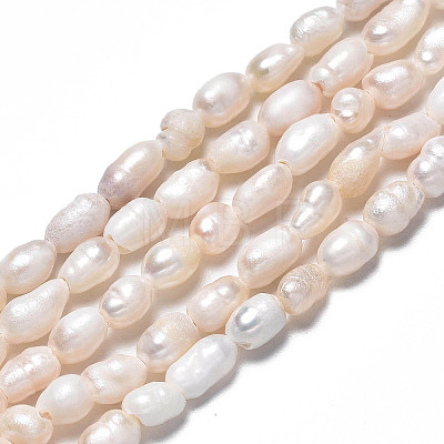 Natural Cultured Freshwater Pearl Beads Strands LS-PEAR-N012-03C-1