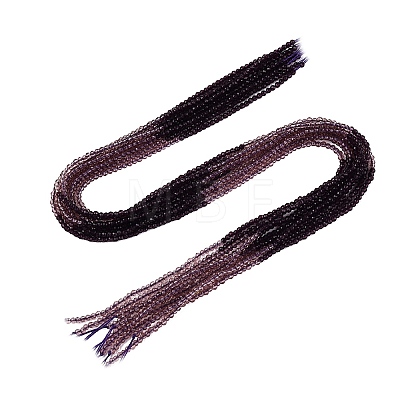 Transparent Glass Beads Strands GLAA-N074-01A-21-1