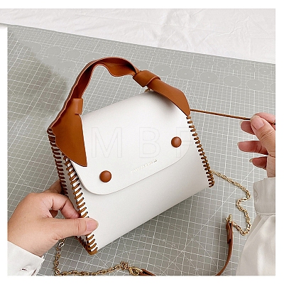 DIY PU Leather Lady Bag Making Kits PW-WG17204-01-1