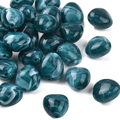 Opaque Acrylic Beads OACR-Z036-01B-02-1
