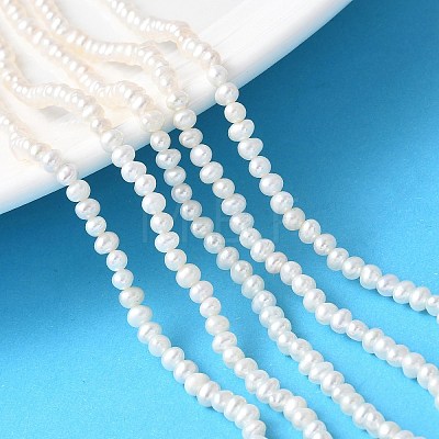 Natural Cultured Freshwater Pearl Beads Strands PEAR-I007-07K-04-1