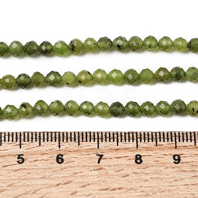 Natural Green Jade Beads Strands G-P603-C-4mm-03A-1