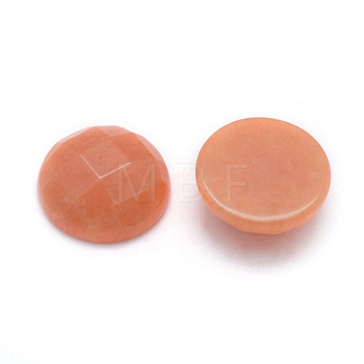 Natural Gemstone Cabochons G-P393-P-14.5mm-1