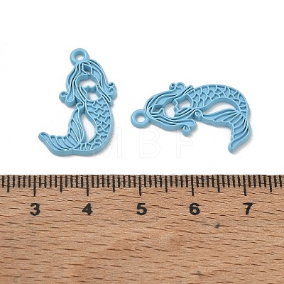 Spray Painted Alloy Pendants AL-CBA5D51-01D-01-1