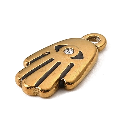 304 Stainless Steel Enamel Pendants STAS-Z199-01G-05-1