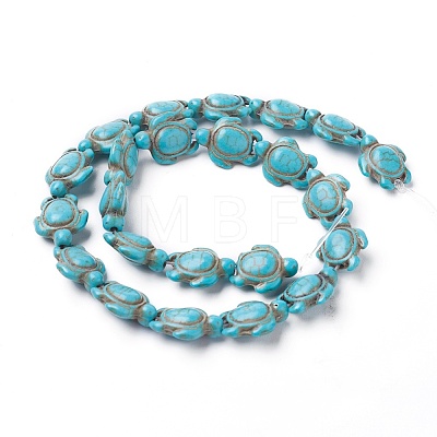 Synthetic Turquoise Beads Strands X-TURQ-L029-04-1