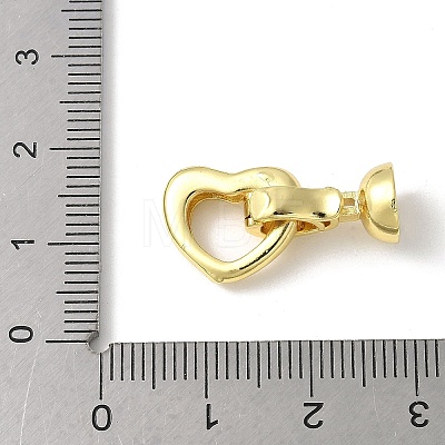 Brass Fold Over Clasps KK-M320-10G-1