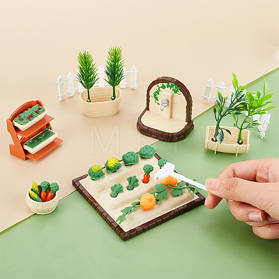 Mini Garden Dollhouse Accessories Sets DIY-WH0030-90-1