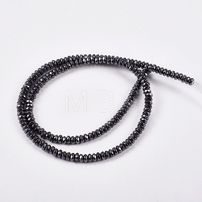 Non-Magnetic Synthetic Hematite Beads Strands G-Q420-1