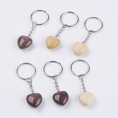 Natural Mookaite Keychain KEYC-F019-02D-1