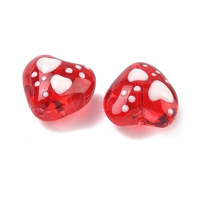Transparent Glass Enamel Beads GLAA-P078-02A-01-1