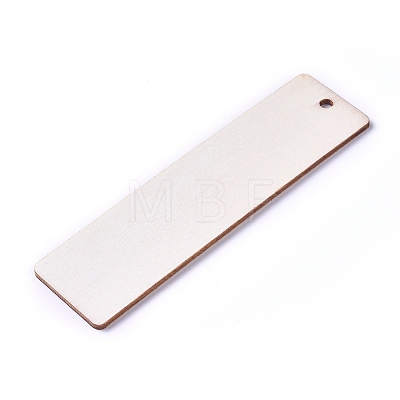 Unfinished Blank Poplar Wood Big Pendants LS-WOOD-D021-09-1