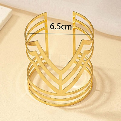 Fashionable Hollow Alloy Cuff Bangles for Women FS-WGDCE3E-01-1