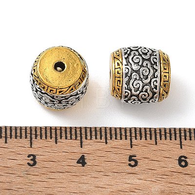 Tibetan Style Alloy Beads AL-CBA612E-02AS-1