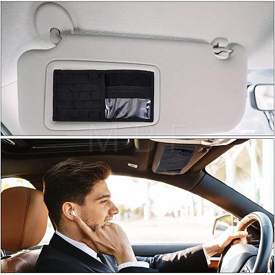 Nylon Car Sun Visor Organizers FIND-WH0125-11-1