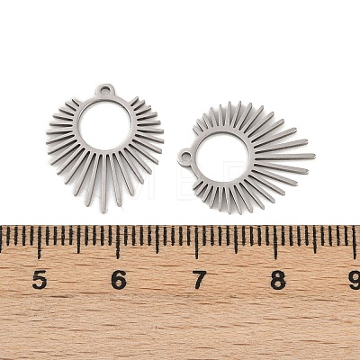 201 Stainless Steel Pendants STAS-U052-02E-P-1
