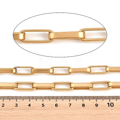 201 Stainless Steel Paperclip Chains CHS-H118-20G-1