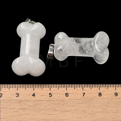 Natural Quartz Crystal Pendants G-K353-02P-10-1