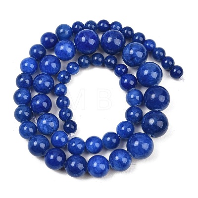 Natural Mashan Jade Graduated Beads Strands GG-CBA2AE1-A08-V-1