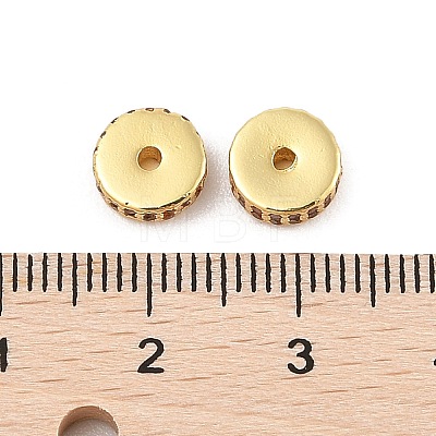 Rack Plating Brass Micro Pave Cubic Zirconia Beads KK-F879-14G-08-1