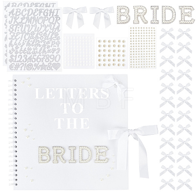 DIY Wedding Photo Album Guestbook Set DIY-TW0001-04B-1