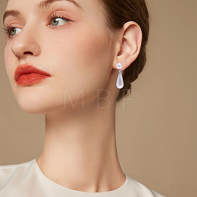 ABS Plastic Pearl Pendants FIND-BM0001-56A-1