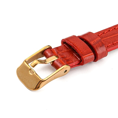 Leather Textured Watch Bands AJEW-K232-01G-07-1