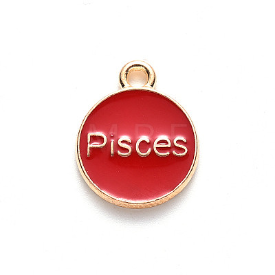 Alloy Enamel Pendants LS-ENAM-S124-01B-07H-1
