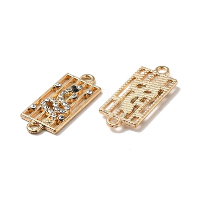 Alloy Rhinestone Connector Charms FIND-TAC0014-53A-1