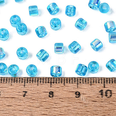 FGB Transparent Colours Glass Seed Beads SEED-Q040-07A-B05-1