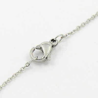 Stainless Steel Necklaces STAS-D022-01-1