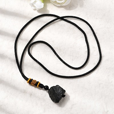 Natural Tourmaline Pendants Necklaces NJEW-B156-01-1