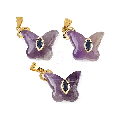 Natural Amethyst Pendants GG-CBA19F2-01G-10-1