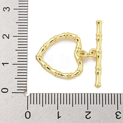 Rack Plating Brass Toggle Clasps KK-Q814-15G-1