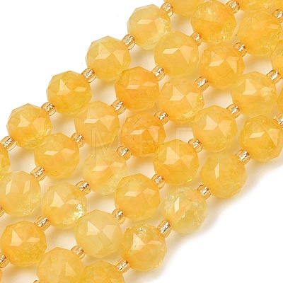 Dyed Imitation Jade Glass Beads Strands GL-Z001-02B-04-1