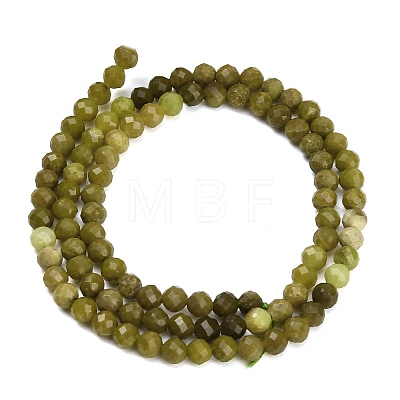 Gradient Color Natural Yellow Green Opal Beads Strands GG-CBA9722-A01-4mm-1