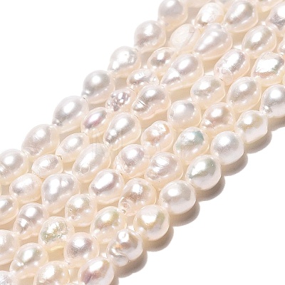 Natural Nucleated Pearl Beads Strands PEAR-N012-02P-01-1