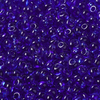 Transparent Colours Glass Seed Beads SEED-P006-02A-16-1